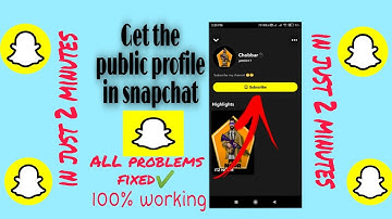 How to make public profile on snapchat | Public profile not working problem solved | #snapchat