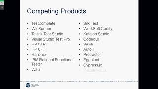 Automating Web, Mobile, and Desktop apps using Selenium Webdriver - Matt Chang Client Brown Bag