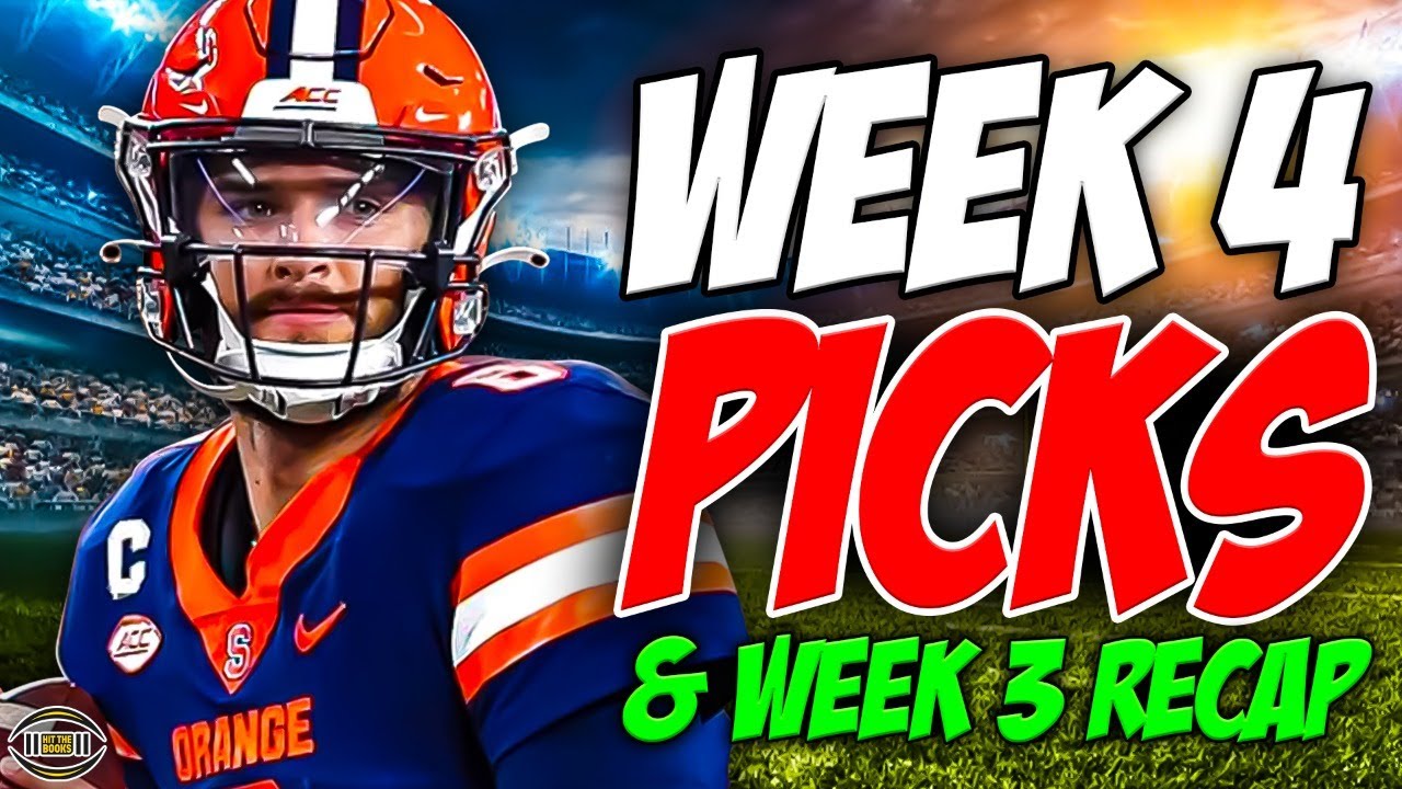 College Football Week 4 Preview and Best Bets Week 3 Recap 2023/