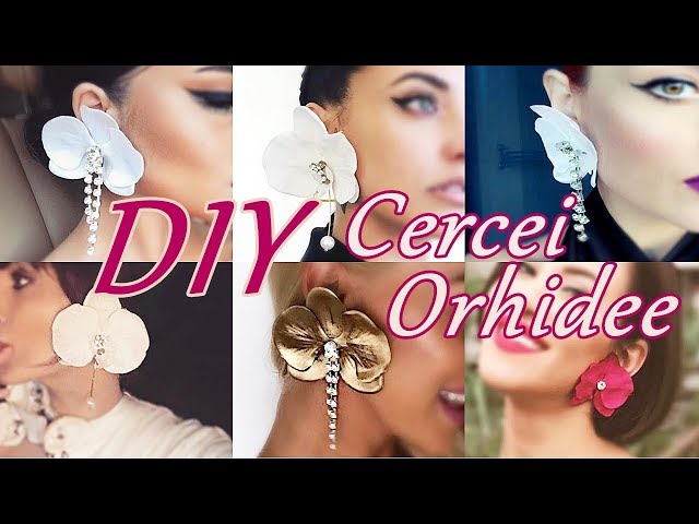 DIY: Cercei orhidee - Instagram inspired - YouTube