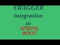 Swagger | How to Integrate swagger with Spring boot