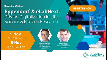 Eppendorf & eLabNext: Driving Digitalization in Life Science and Biotech Research