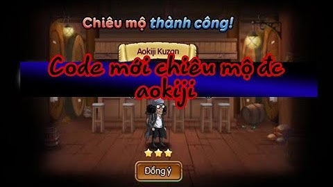 Code mới mở ra aokiji đô đốc hải quân mạnh quá