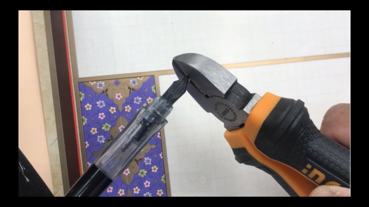 طريقة صنفرة  وبري القلم الحديد جهز قلمك بفسك مع