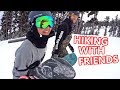 Hiking the Terrain Park with Friends