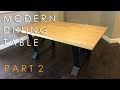 Modern Industrial Baltic Birch Dining Table (Part Two)