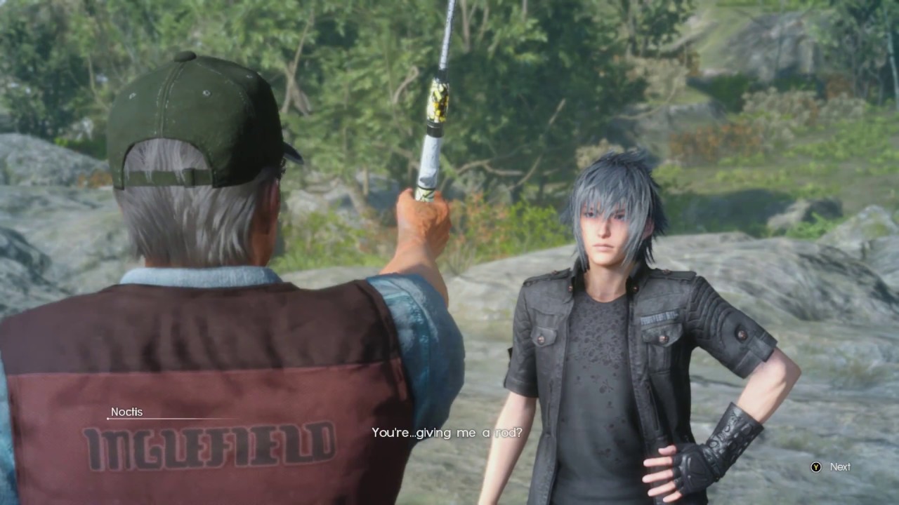 Final Fantasy XV Side Quest Fishing, Naturally YouTube