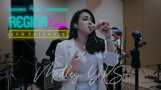 Medley Goyang YKS Ulang Tahun Trans - ( Cover Regina \u0026 Friends Ft Galih Justdrum \u0026 diki suwarjiki )