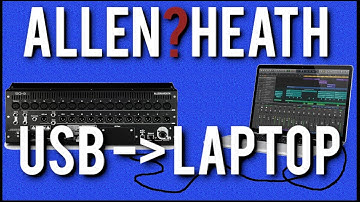 ALLEN & HEATH SQ MIXER No25 - Record over USB B without processing