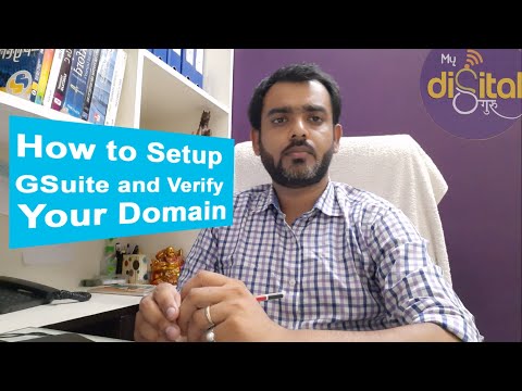 Setup Your Gsuite Account, Complete Steps to Setup and verify your Domain for Gsuite