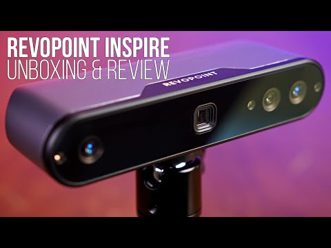 Budget-friendly 3D Scanners Revopoint INSPIRE 3D Scanner Unboxing and Testing