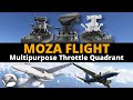 MOZA Versatile & Adaptable MTQ Throttle Quadrant | Plus Option for Boeing & Airbus Pilots