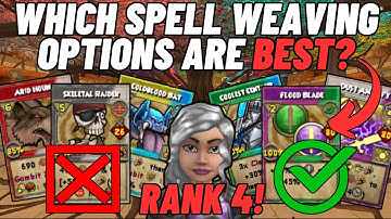 Wizard101| Which Spell Weaving Schools Are BEST For PVE? (RANK 4)