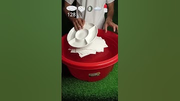 TRY TO GUESS HOW MANY TISSUE PAPER IT TOOKS! #satisfying #asmr #experiment #water