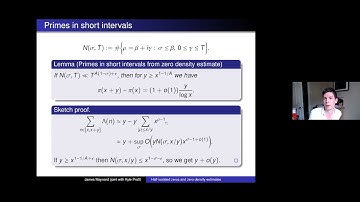 James Maynard: Half-isolated zeros and zero-density estimates
