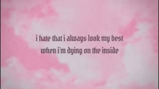 Nessa Barrett -  dying on the inside (official lyric video)