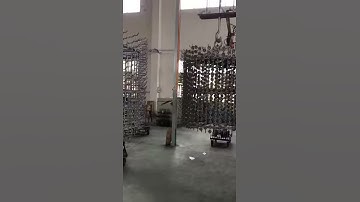 Hook type shot blasting machine