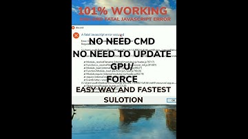 HOW TO FIX DISCORD FATAL JAVASCRIPT ERROR OCCURED(SOLVED 99.99% ACCURATE)