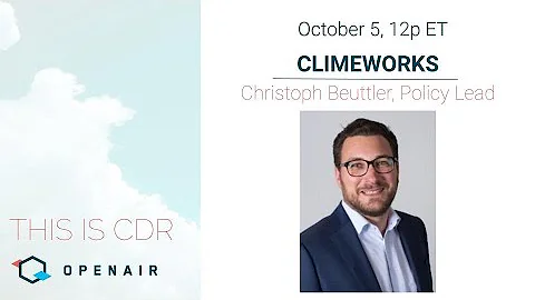 This IS CDR EP09: Climeworks Update - 2021 and Beyond with Christoph Beuttler