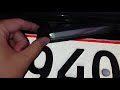 How To Change License Plate Light bulb On Toyota Aygo Citroen C1 and Peugeot 108