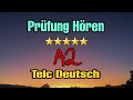 Prüfung hören telc Deutsch Niveau A2 (Modell 1) 👍🤗