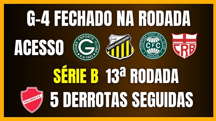 SERIES B | G-4 CLOSED IN THE ROUND | GOIÁS OR NOVORIZONTINO, WHO WILL BE THE LEADER?
