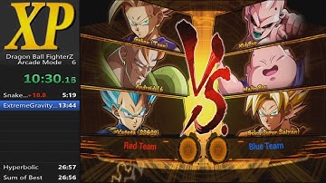 Dragon Ball FighterZ Arcade Mode Normal Speedrun 26:25