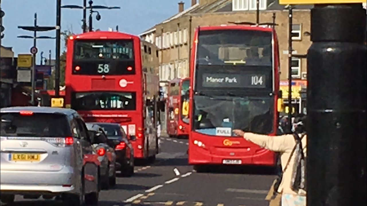 London buses at Upton Park 17/09/20