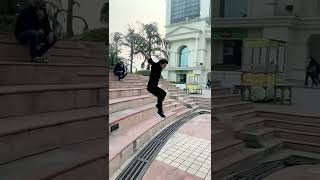 PRECISION JUMP Continue | Part 3 | Parkour | RK Aadil #Shorts