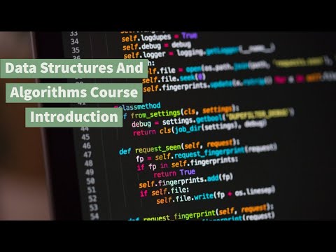 Data Structures and Algorithms  Course Introduction