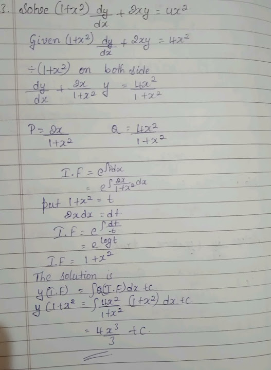solve-1-x-2-dy-dx-2xy-4x-2-s-solution-youtube