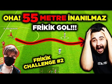 OHA! 😱 55 METRE FRİKİK GOL! 😱 HAYATIMDA YEDİĞİM EN İYİ GOL! 🔥 TOLGA İLE FRİKİK CHALLENGE!