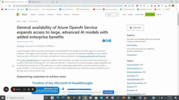 [Breaking News] Azure OpenAI Service Is Now In General Availability