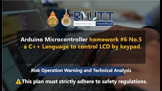 homework #6 No.5   a C++ Language to control LCD by keypad.