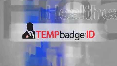 The TEMPbadge® Visitor Management System by PDC Healthcare