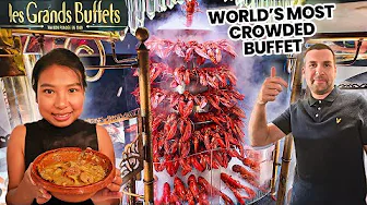 We Tried the WORLD’S BEST BUFFET in France - Unlimited Lobster, Foie Gras & Caviar for just $73!