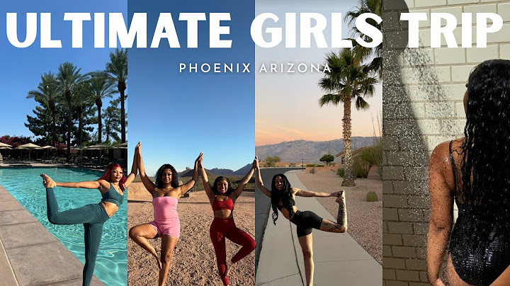 TRAVEL VLOG: GIRLS TRIP TO PHOENIX 🏜️ | spa day, partying, desert yoga, activities + more 