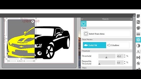 Tracing an Image in Silhouette  Studio