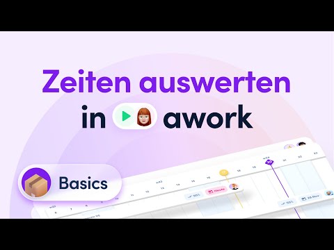 awork Tutorial: Reportings erstellen