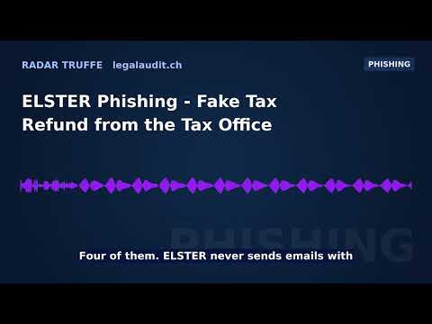 ELSTER Phishing — Fake Tax Refund from the Tax Office