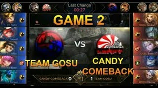 TEAM GOSU VS. CANDY COMEBACK GAME 2 | MLBB WORLD CHAMPIONSHIP M1 2019 screenshot 3