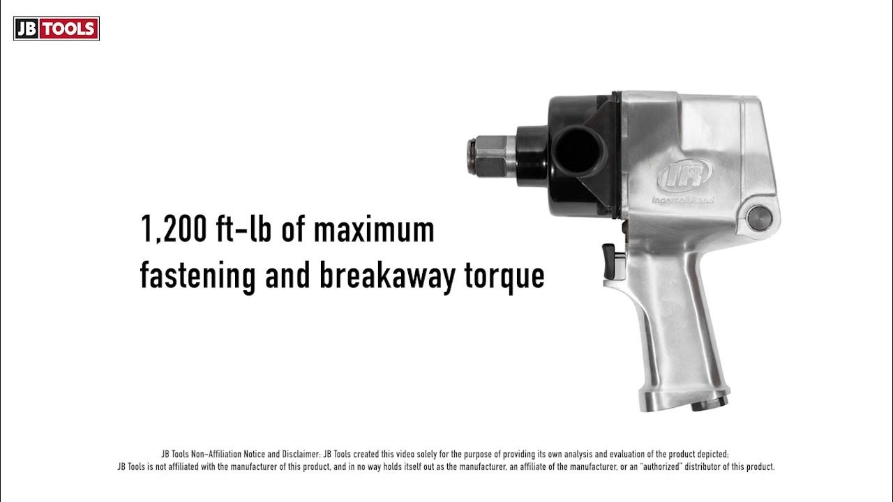 INGERSOLL RAND 1INCH AIR IMPACT WRENCH WITH 1200 FTLB BREAKAWAY