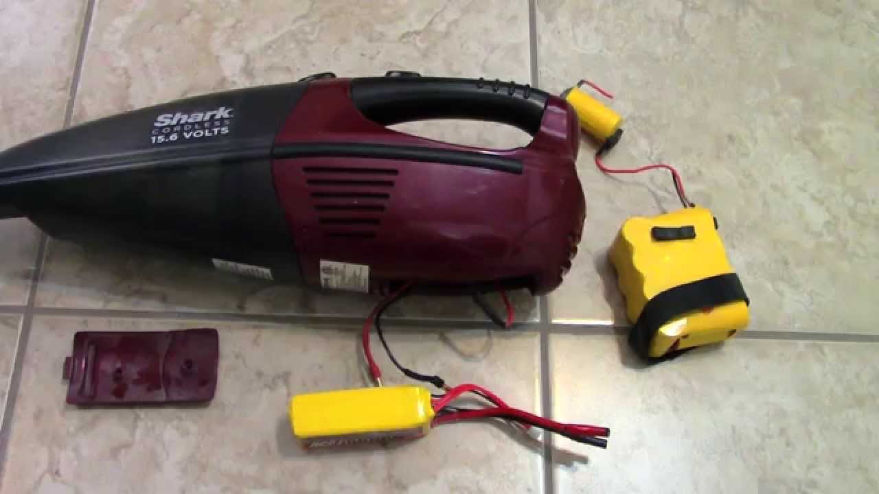 Cordless hand vac LIPO UPGRADE MOD 