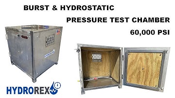 Pressure Burst Test Chamber - Hydrostatic Pressure Testing Chamber