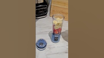 Ninja Blast Aardbeien- en Bananensmoothie #smoothie #besteninjablender #draagbareblender