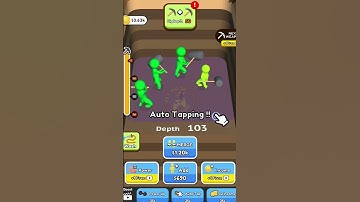 Dig Dig ASMR - Gameplay Stickman Dig Deep Idle #shorts #part9  (iOS, Android)