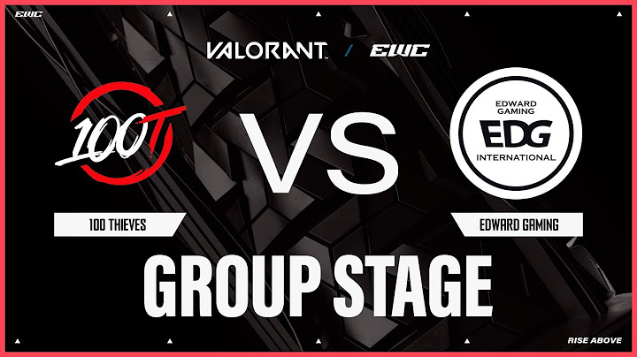 100 Thieves vs EDward Gaming | VALORANT at EWC 25 - Day 2 - Group Stage
