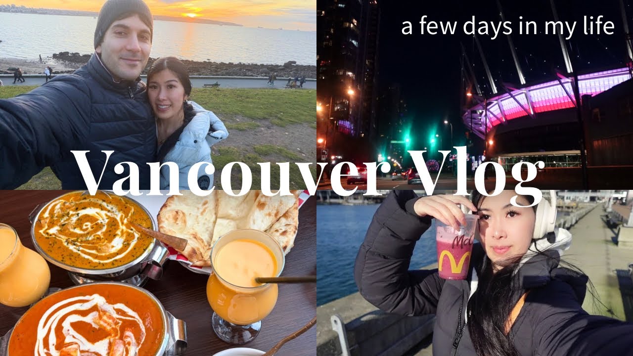 【カナダVlog】グルメ、ビーチ、デート、1人時間。バンクーバーでの3日間
