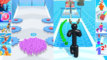 ✅ Satisfying Mobile Gameplay - Count Masters vs Tall Man Run - New Update