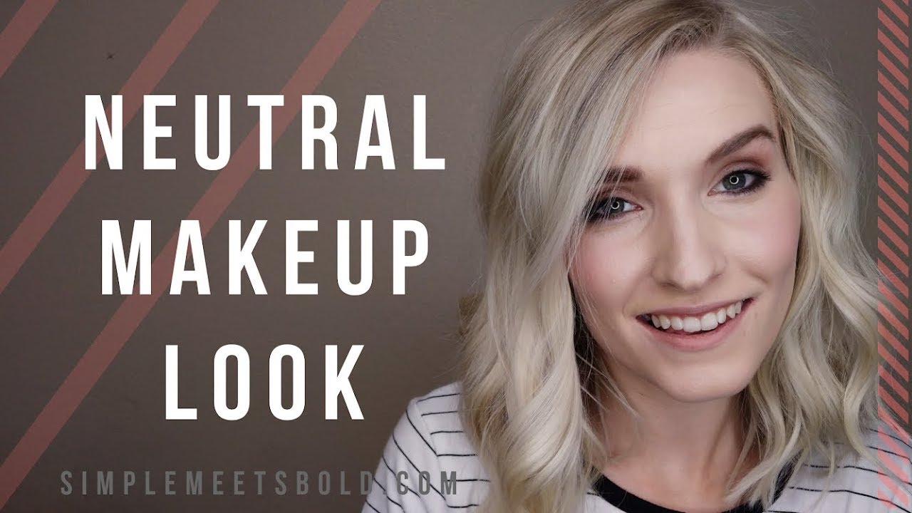 NEUTRAL PALETTE MAKEUP LOOK with Maskcara Beauty - YouTube